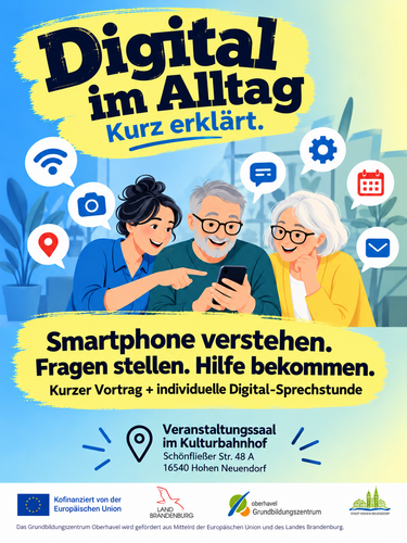 Plakat zu Digital im Alltag